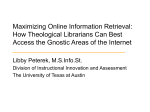 How Theological Librarians Can Best Access the Gnostic Areas of