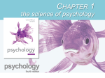 Chapter 1 Power Point: The Science of Psychology