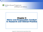 Chapter 5: Ethics and Responsible Conduct in Research and