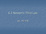 6.2 Newton`s Second Law