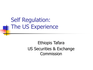 Self Regulation - Superfinanciera