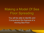 Making a Model Of Sea Floor Spreading