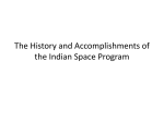 The History and Accomplishments of the Indian Space Program