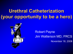 Urethral Catheterization