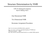 Resonance-assignement-Structure-constraints