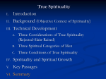 Spirituality…
