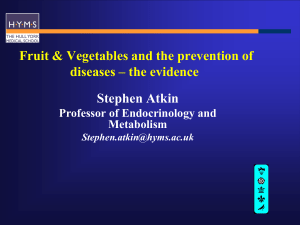 Stephen Atkin`s presentation