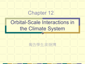 Orbital-Scale Interactions in the Climate System