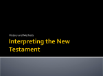 Interpreting the New Testament