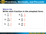 Write the decimal as a percent.