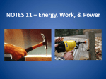 Energy, Work, and Power PPT