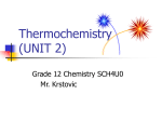 Thermochemistry