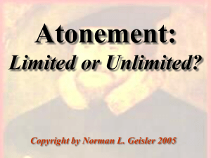 Atonement Limited or Unlimited