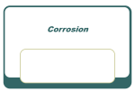 Corrosion and Electrolysis