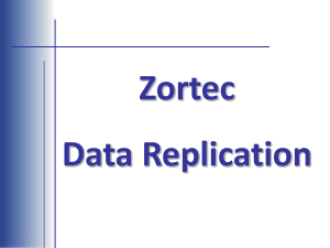 Zortec Data Replication - Local Government Corporation
