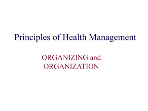 (Organization Structure).
