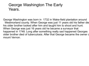 Samuel`s Presentation about George Washington