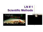 LN #1 Sci Method