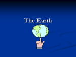 The Earth - TeacherWeb