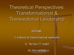 Theoretical Perspectives on Leadership