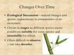 Ecology Notes 2 - Succession and Populations NEW