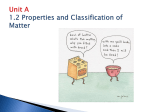 Properties and Classification of Matter