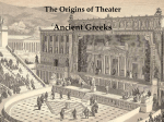 greek theatre - Webster`s High School Drama Department