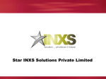 Corporate Presentation - Star INXS Solutions Pvt. Ltd.