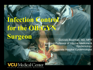 Infection Control for Obstetrics and Gynecology: Ware