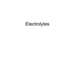 Electrolytes