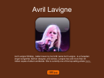 Avril Lavigne Powerpoint