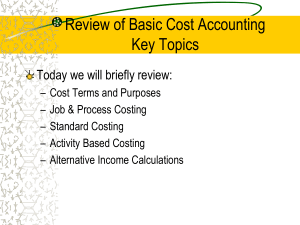 Review of key topics