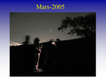 Presentation on 2005 Opposition of Mars