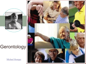 Gerontology - Michael Hoerger