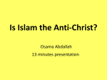 Is Islam the religion of the anti