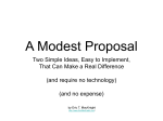 A Modest Proposal - EricMacKnight.com