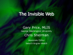 The Invisible Web - Information Today, Inc.
