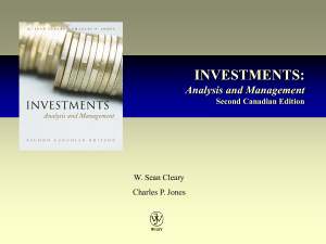 Investments: Analysis and Management, Second Canadian