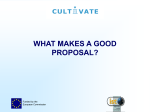 what makes a good proposal?