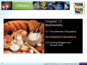 12.2 Chemical Calculations