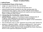 Judicial Politics (Federal Courts)