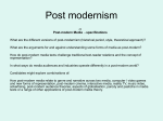 Post modernism - WordPress.com