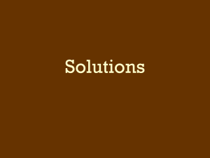 Solutions