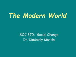 330 The Modern World PowerPoint