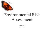 Lecture 8 Environmental Risk Assessment Part II
