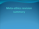 the Meta-Ethics whizz through PowerPoint