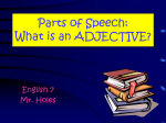 adjective - StarTeaching