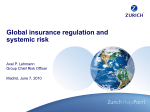 Global insurance regulation and systemic risk