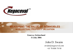 Measuring the Value of Intangibles