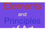 The Elements and Principles of Art